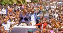Kisii governor in a political rally with former Interior CS Fred Matiang'i.